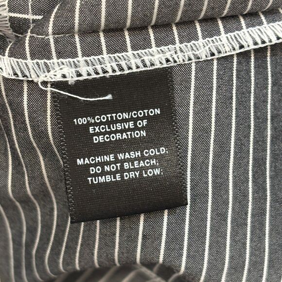 Lafayette 148 Women Long Sleeve Button Shirt Top Blouse Size 12 Stripes D054 -9 - Picture 15 of 15